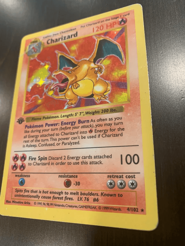 Bad card photo example