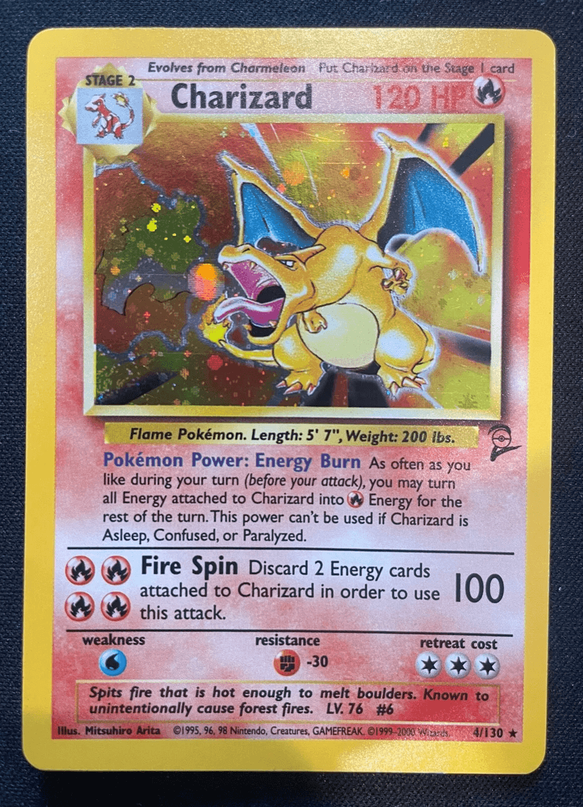 Good card photo example